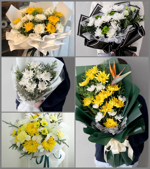 广东揭阳市榕城区磐东街道白事花束代送